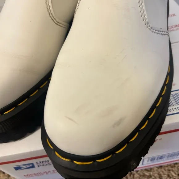Doc Martens Platform Leather Chelsea Boots