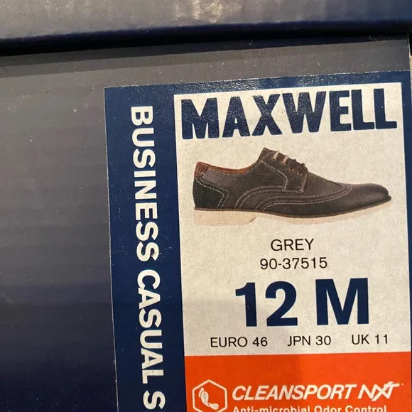 Dockers Men’s Maxwell Business Casual Shoes Grey 12M