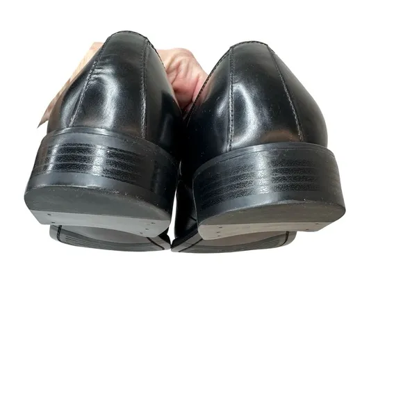 DOCKERS Premium Black Cap Toe Lace Up Oxford Size 10.5
