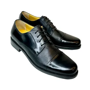 DOCKERS Premium Black Cap Toe Lace Up Oxford Size 10.5