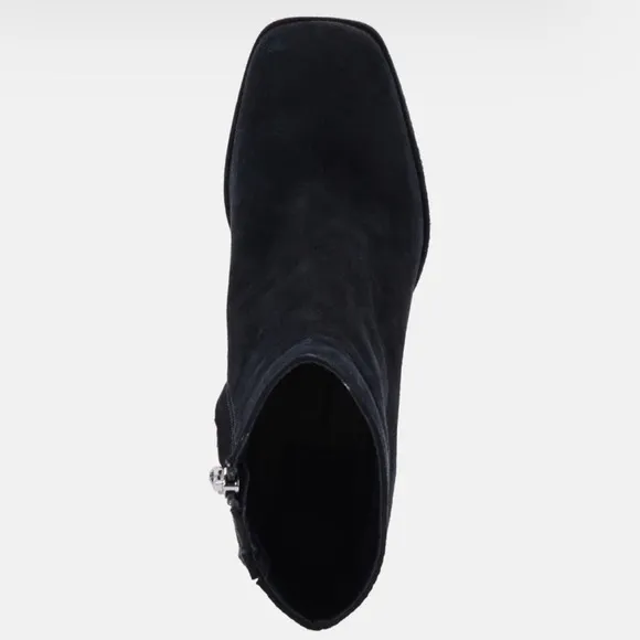 DOLCE VITA BLACK SUEDE ULYSES PLATFORM BOOTS 10 NEW