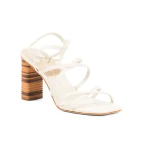 DOLCE VITA Ivory Leather Jenko Heeled Sandals