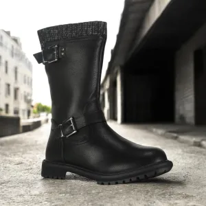 Dolce Vita Kids Embry Tall Shaft Black Boots Kids Size 2