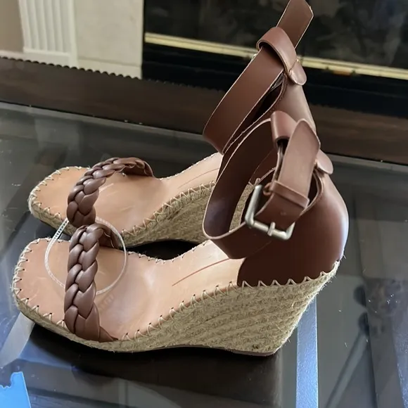 Dolce Vita Nilton Braided Espadrille Wedge Sandals.