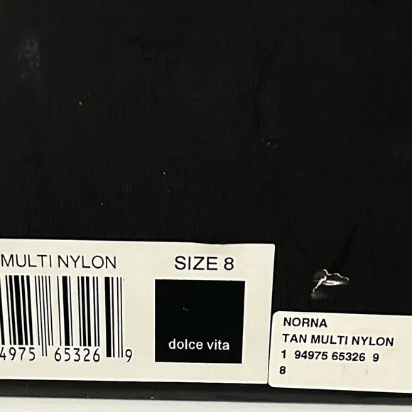 Dolce Vita Norna Multi Nylon Boots Size 8  New with Box