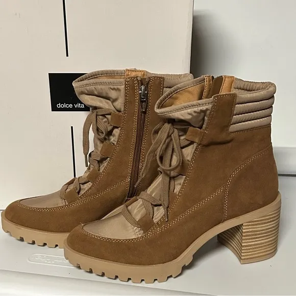 Dolce Vita Norna Multi Nylon Boots Size 8  New with Box