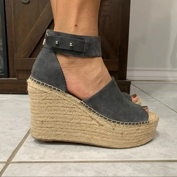Dolce Vita Straw Platform Sandals
