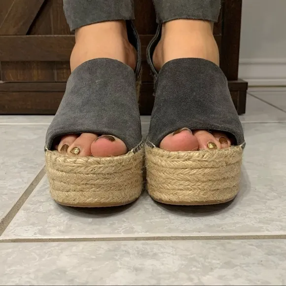 Dolce Vita Straw Platform Sandals