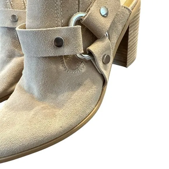 Dolce Vita Women’s Rango mule block heel cream leather Size 10