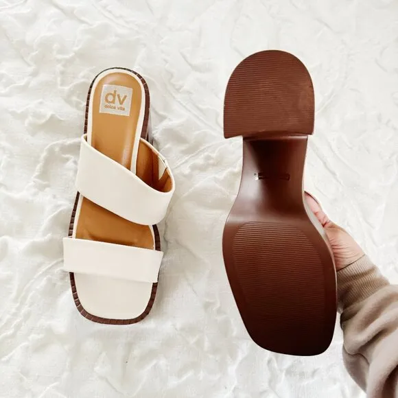 Dolce Vita Zillee Double Band Platforms Size 9 New