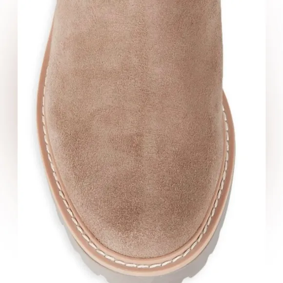 DOLCE VITAHaily Suede Pull-On Block‎ Heel Boots size 9.5 NWT