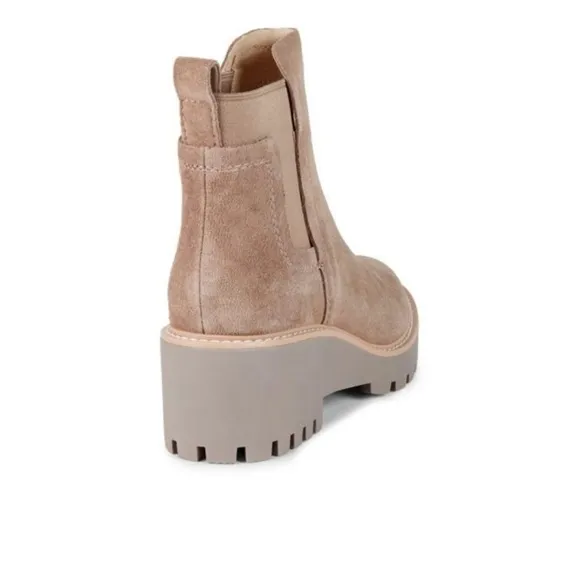 DOLCE VITAHaily Suede Pull-On Block‎ Heel Boots size 9.5 NWT
