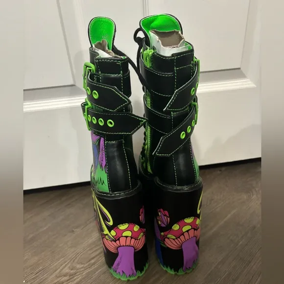 Dolls Kill / Current Mood Mind Trip Double Stack Traitor Boots