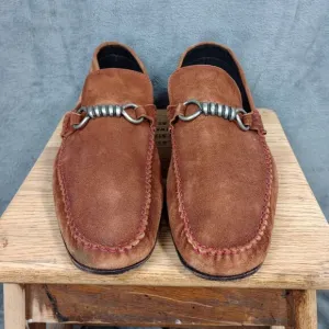 Donald J Pliner Danit Suede Loafers Men's Size 15M Shoes Tan Retail $250 RARE