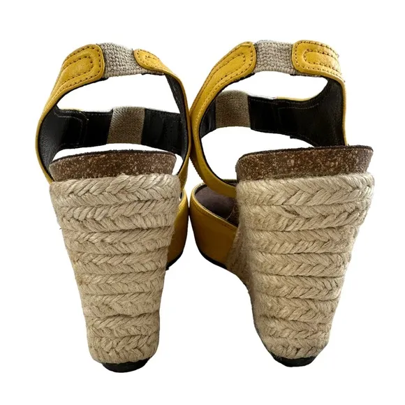 Donald J Pliner Ginny Espadrille Cork Wedge Sandals Size 7M