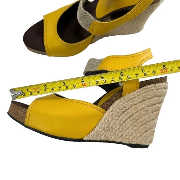 Donald J Pliner Ginny Espadrille Cork Wedge Sandals Size 7M