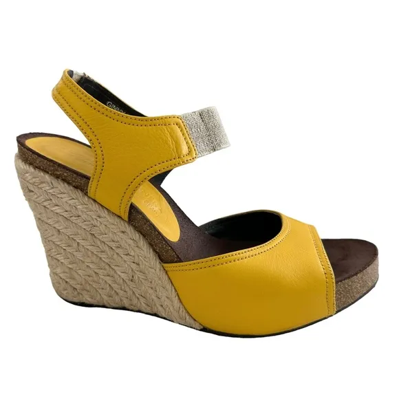 Donald J Pliner Ginny Espadrille Cork Wedge Sandals Size 7M