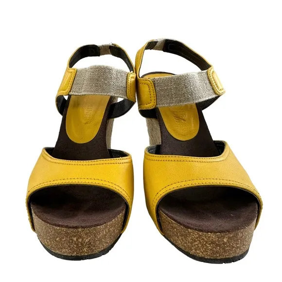 Donald J Pliner Ginny Espadrille Cork Wedge Sandals Size 7M