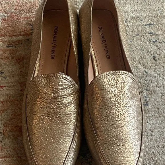 Donald J. Pliner Gold Women's Loafers