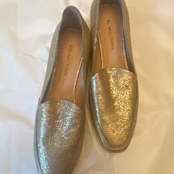 Donald J. Pliner Gold Women's Loafers