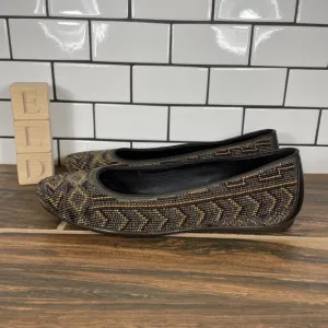 Donald J Pliner Womens Multicolor Hasin Slip On Ballet Flats Size 7.5 M