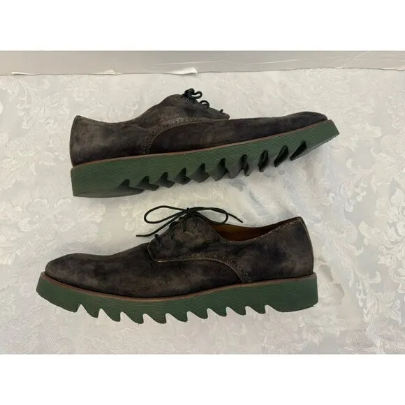 Donald Pliner Safiro Loafer Men’s Size 15 Dress Shoes Brown Leather Italy‎