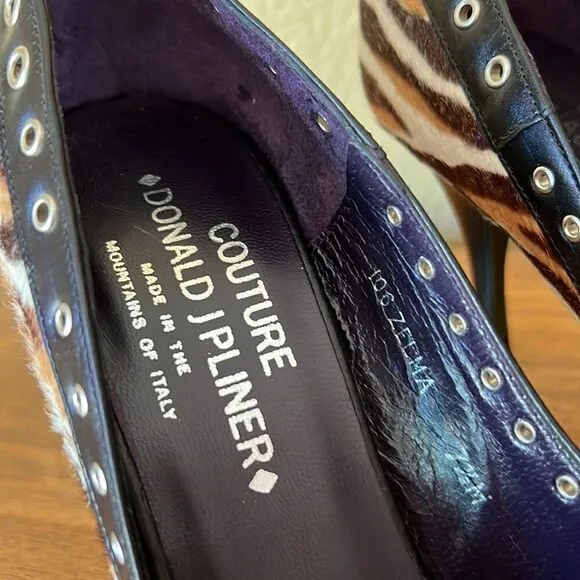 Donald J Pliner Couture Zelma peep toe shoes
