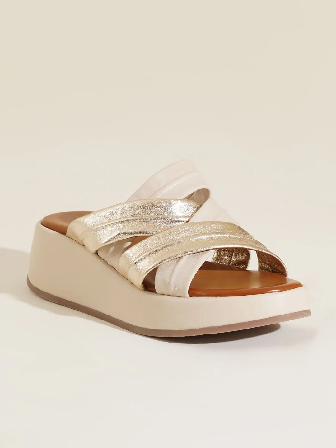 Dora Leather Wedge