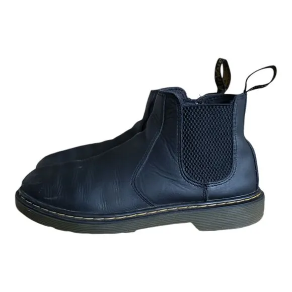 Dr. Martens 2976 Air Wair Chelsea Boots Women's Size 6 Black Leater Zip up