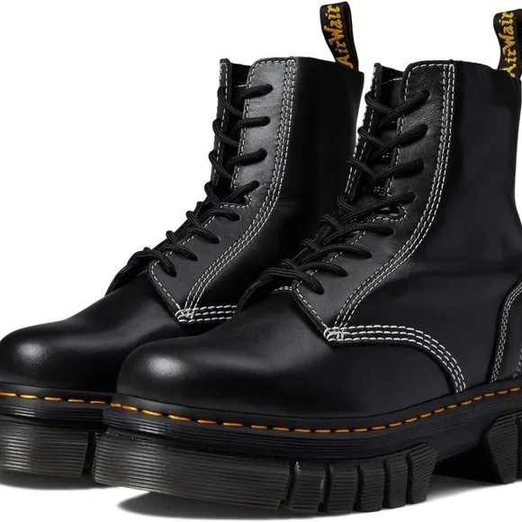 Dr. Martens Audrick 8I Quilted Lux Platform Boots - Women's US Size 6NEW