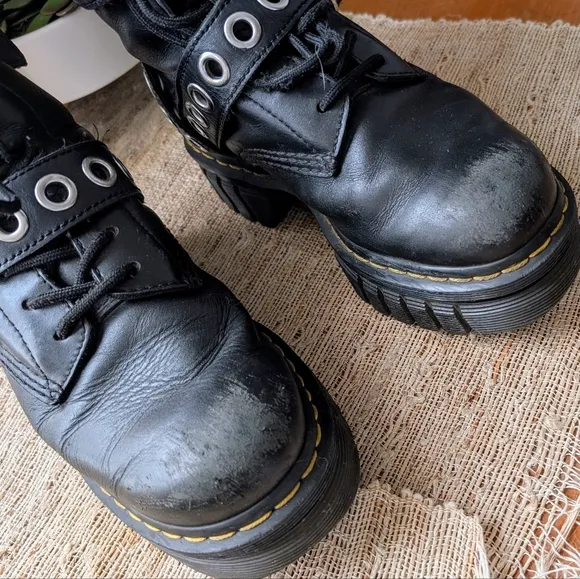 Dr Martens AUDRICK Hardware Leather Platform Boots