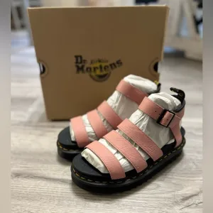 Dr. Martens BLAIRE WOMEN'S PISA LEATHER STRAP SANDALS size 8