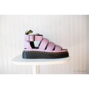 Dr. Marten's CLARISSA II PISA LEATHER PLATFORM STRAP SANDALS 5 NEW