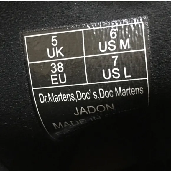 DR MARTENS JADON PLATFORM BOOTS