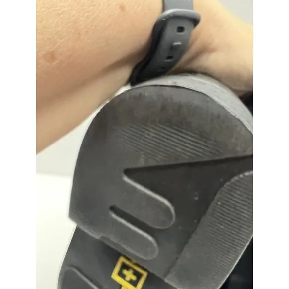 Dr. Martens Men’s Black Leather Monk Strap Loafers Buckle Y2K Size 10M