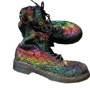 Dr Martens Rainbow Scale 1460 Boots, size 34