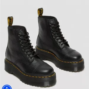 Dr. Martens Sinclair Milled Nappa Leather Platform Boots— Women’s Size 7