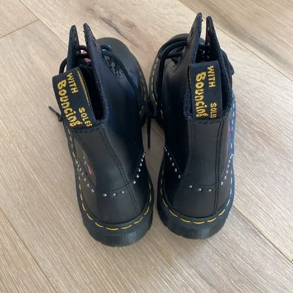 Dr. Marten’s Skull Rivet Platform Boots