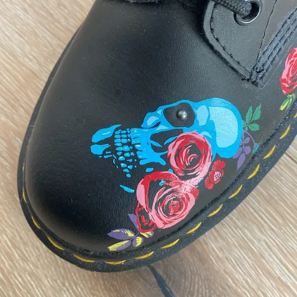 Dr. Marten’s Skull Rivet Platform Boots