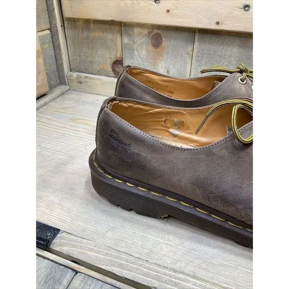 Dr Martens UK Size 10 EU45 Brown Made in England NP171280 NP12D Shoes