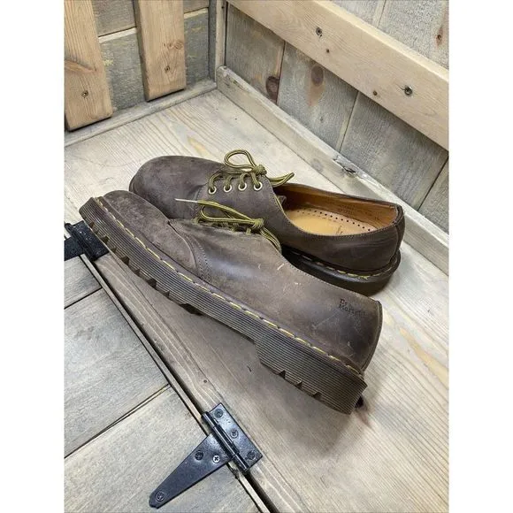 Dr Martens UK Size 10 EU45 Brown Made in England NP171280 NP12D Shoes