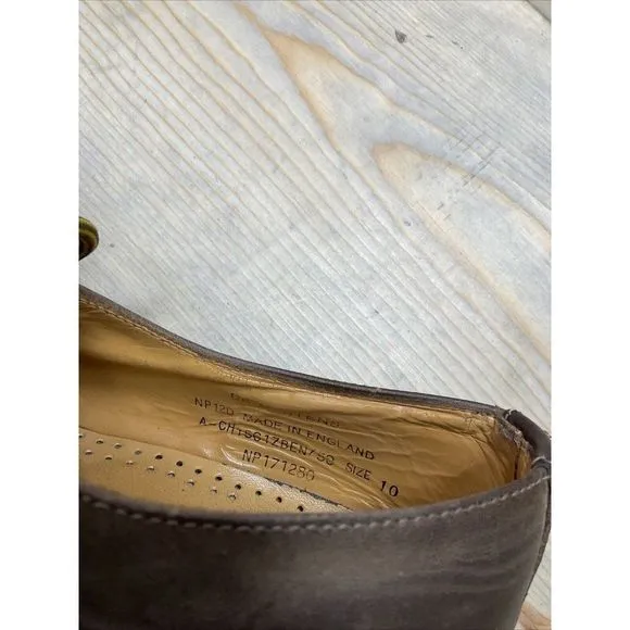 Dr Martens UK Size 10 EU45 Brown Made in England NP171280 NP12D Shoes