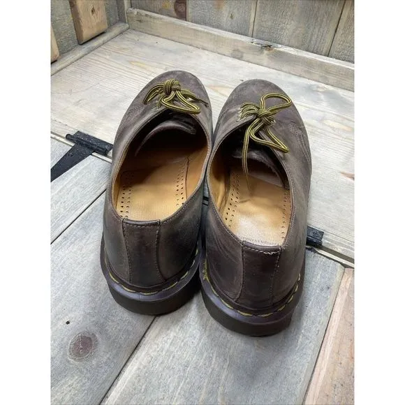 Dr Martens UK Size 10 EU45 Brown Made in England NP171280 NP12D Shoes