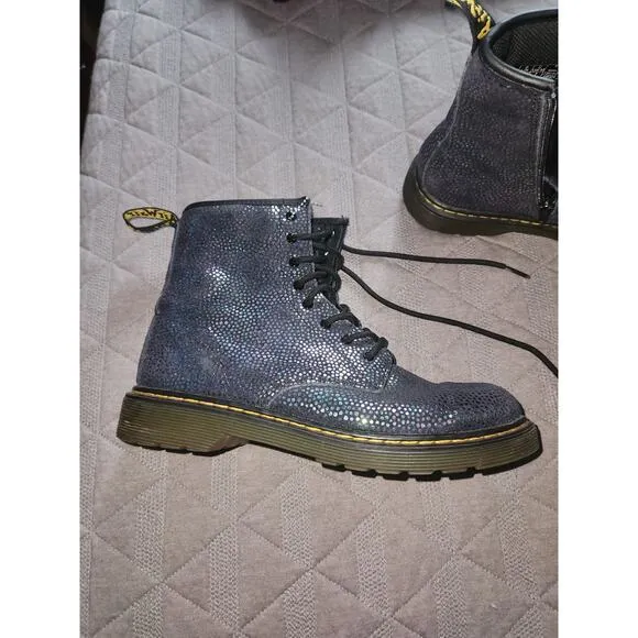 Dr. MARTENS  Y spot metallic Iridescent boots 6 38 New