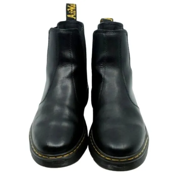 Dr Martens~DORRIAN CHELSEA WOMENS BOOTS~ Black Leather SIZE 8