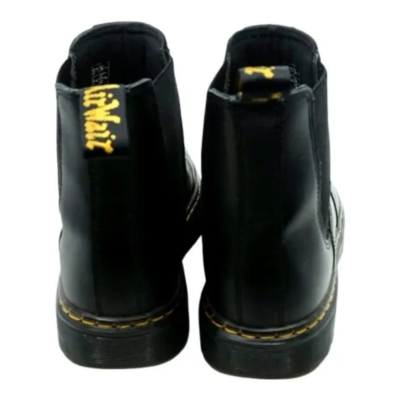 Dr Martens~DORRIAN CHELSEA WOMENS BOOTS~ Black Leather SIZE 8