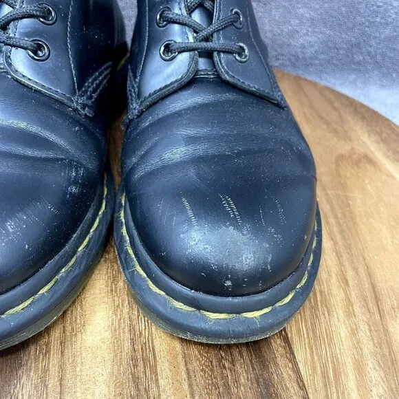 Dr. Martens Women's Size 7 Grunge Lace-Up Boots Combat Black 1460W 8 Eyelet