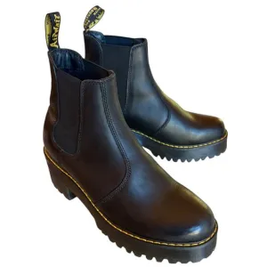 Dr. Martins Black Rometty Lug Sole Platform Chelsea Boots size 9