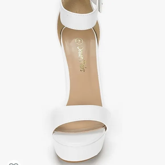 DREAM PAIRS Hi-Lo High Heel Platform Pump Sandals Size 5