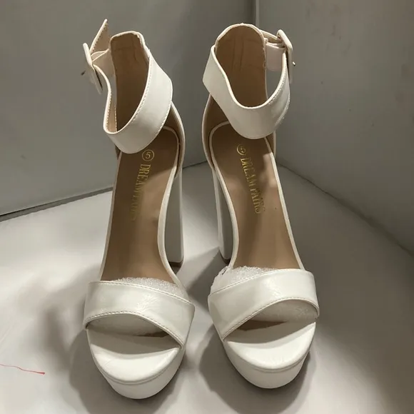DREAM PAIRS Hi-Lo High Heel Platform Pump Sandals Size 5